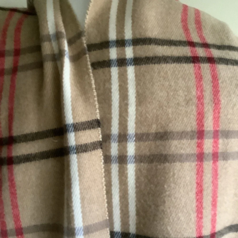 Cejon Italy Plaid Fringed Scarf